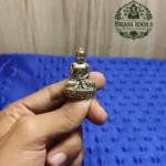 Premium Brass Buddha Idol 1.6 Inch