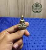 Premium Brass Buddha Idol 1.6 Inch
