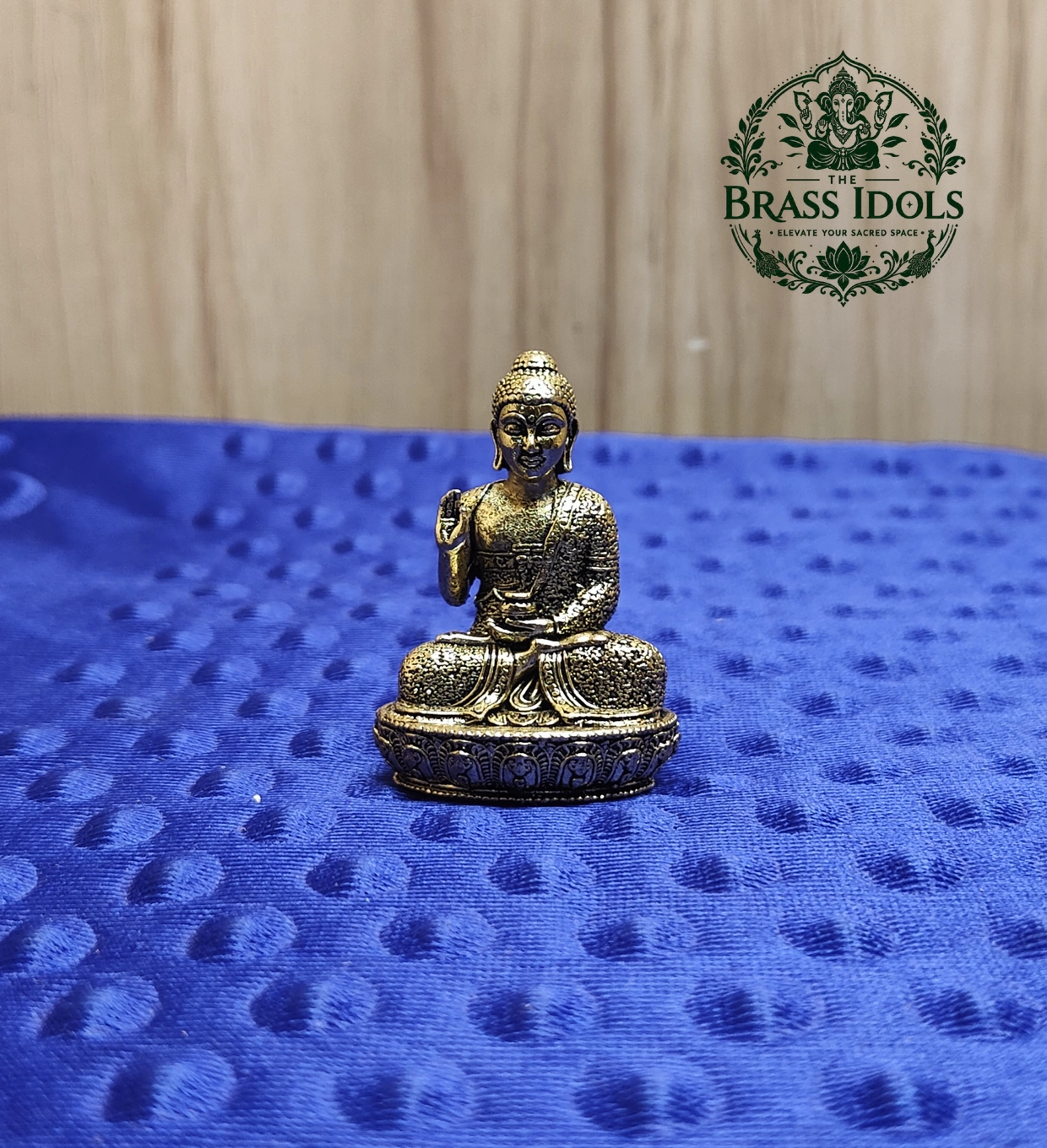 IMG20260818182737 Premium Brass Buddha Idol 2 Inch - Image 1