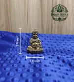 Premium Brass Kubera Idol 2.5 Inch - Image 2
