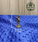 Premium Brass Krishnan Idol 2 Inch - Image 2