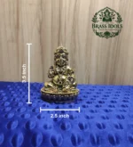 Premium Brass Kuberar Idol 3.5 Inch - Image 2