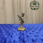 Premium Brass Krishnar Idol 2.4 Inch