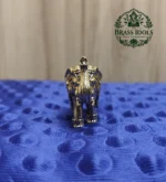 Premium Brass Elephant Idol 1.5 Inch - Image 4