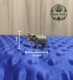 Premium Brass Elephant Idol 1 Inch - Image 2