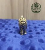 Premium Brass Elephant Idol 1 Inch - Image 5