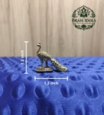 Premium Brass Peacock Idol 1.2 Inch - Image 2