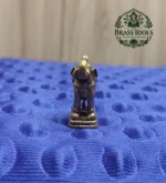 Miniature Brass Elephant Idol 1.1 Inch - Image 5
