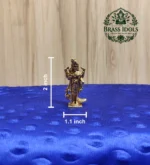 Premium Brass Murugan Idol 2 Inch - Image 2