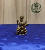 Premium Brass Saraswathi Idol 1.5 Inch