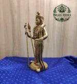 Brass Palani Raja Alangara Murugan Idol 12 Inch - Image 4