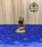 Miniature Brass Murugan Idol with Thiruvachi 2 Inch - Image 5