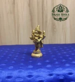 Brass Standing Ganesha Idol 2.6 Inch - Image 3