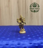Brass Standing Ganesha Idol 2.6 Inch - Image 4