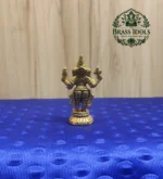 Brass Standing Ganesha Idol 2.6 Inch - Image 5