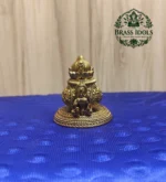 Premium Brass Lakshmi Kalash Idol 2.1 Inch