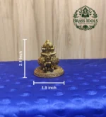 Premium Brass Lakshmi Kalash Idol 2.1 Inch - Image 2
