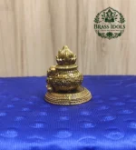 Premium Brass Lakshmi Kalash Idol 2.1 Inch - Image 3