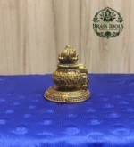 Premium Brass Lakshmi Kalash Idol 2.1 Inch - Image 4