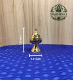 Brass Apple Deepam With Stand 3.8 Inch - Image 2