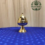 Brass Apple Deepam With Stand 4 Inch