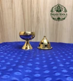 Brass Apple Deepam With Stand 4.2 Inch - Image 3