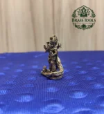 Miniature Brass Vishnu Lakshmi Idol 1.5 Inch - Image 3