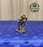 Miniature Brass Vira Hanuman Statue 1.5 Inch - Image 3