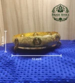 Premium Brass Ashtalakshmi Urli 12 Inch - Image 2