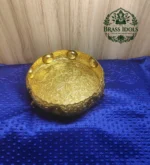 Premium Brass Ashtalakshmi Urli 10 Inch - Image 4