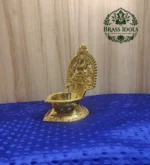 Brass Kamatchi Amman Vilakku 7.2 Inch - Image 3