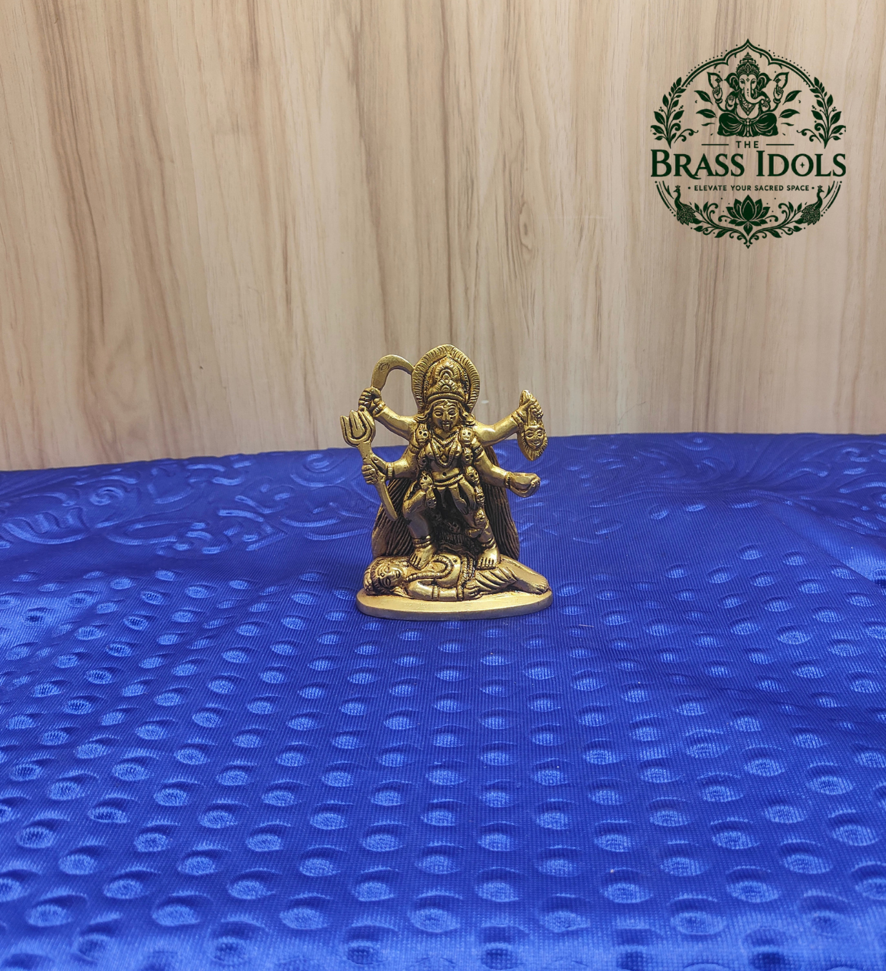brass (30) Brass Maha Kali Statue 4 Inch - Image 1