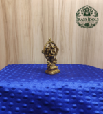 Brass Chakrathalvar Statue 4.2 Inch - Image 3