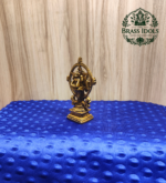 Brass Chakrathalvar Statue 4.2 Inch - Image 4