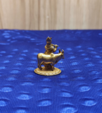 Premium Brass Krishna Statue with Cow 1.4 Inch - Image 5