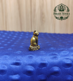 Miniature Brass Cat Statue 1.1 Inch - Image 4