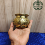 Premium Brass Ashtalakshmi Kalash Bowl 2.6 Inch