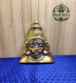 Brass Karuppasamy Mugam 9 Inch