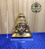 Brass Karuppasamy Mugam 9 Inch - Image 2