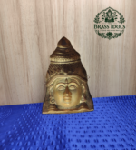 Brass Varalakshmi Amman Mugam 9 Inch - Image 3
