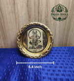 Brass Murugan Pooja Plate 6.4 Inch - Image 2
