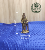 Brass Raja Alangara Murugar Statue 6 Inch - Image 2