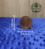 Premium Copper Pocket Coin – Trishul & Vel 1.5 Inch - Image 2