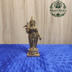 Brass Meenakshi Statue 5.8 Inch