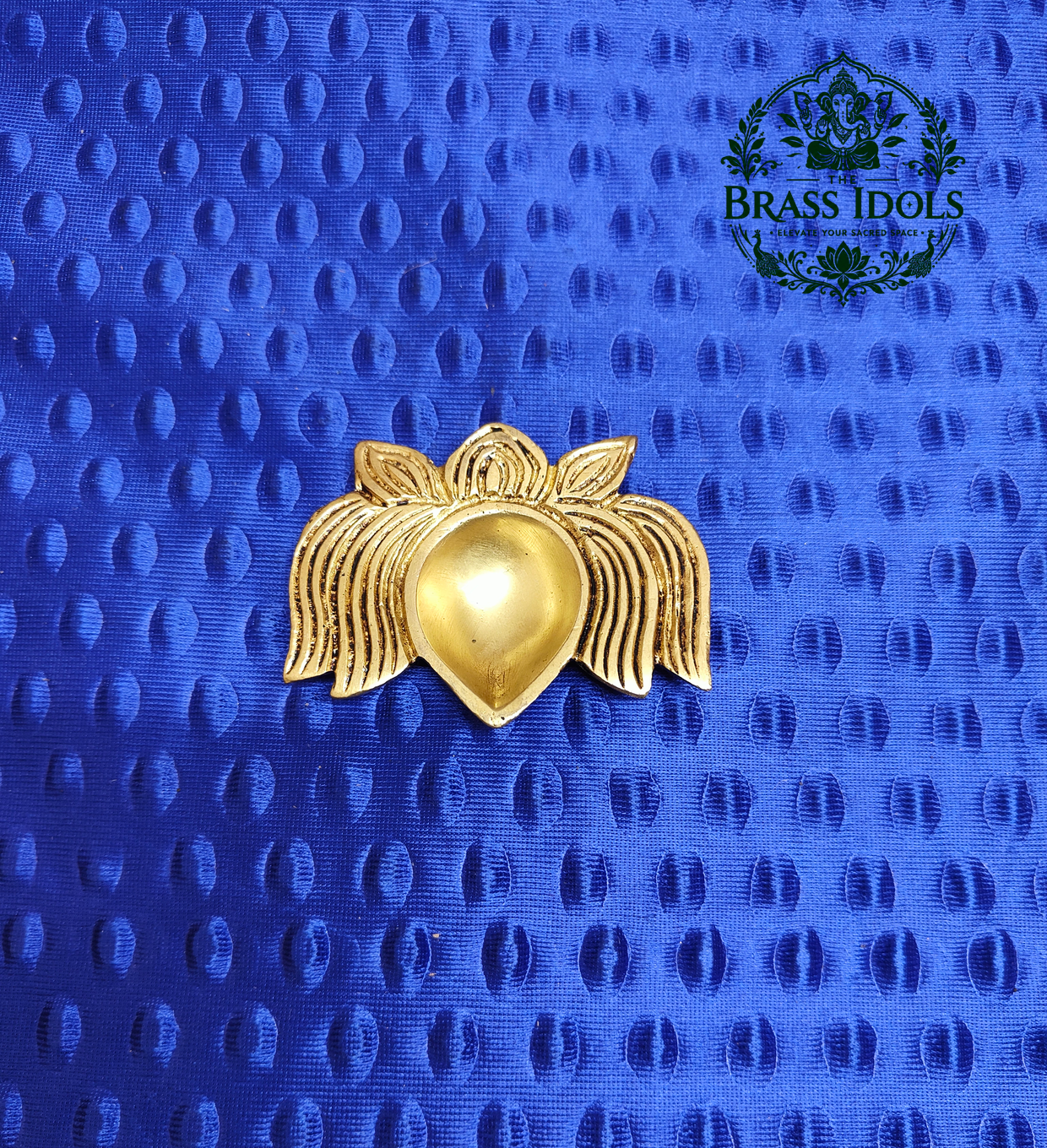 IMG20260915114325 Brass Lotus Diya 0.3 Inch - Image 1