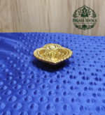 Brass Leaf Shaped Diya 3.8 Inch - Image 3