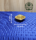 Brass Leaf Shaped Diya 3.8 Inch - Image 2