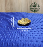 Brass Two Hand Oil Diya 2.8 Inch - Image 2