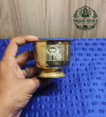 Brass Prasadha Bowl With Vel 2.5 Inch