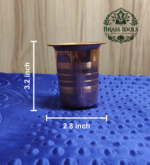 Copper Glass Tumbler 3.5 Inch - Image 2
